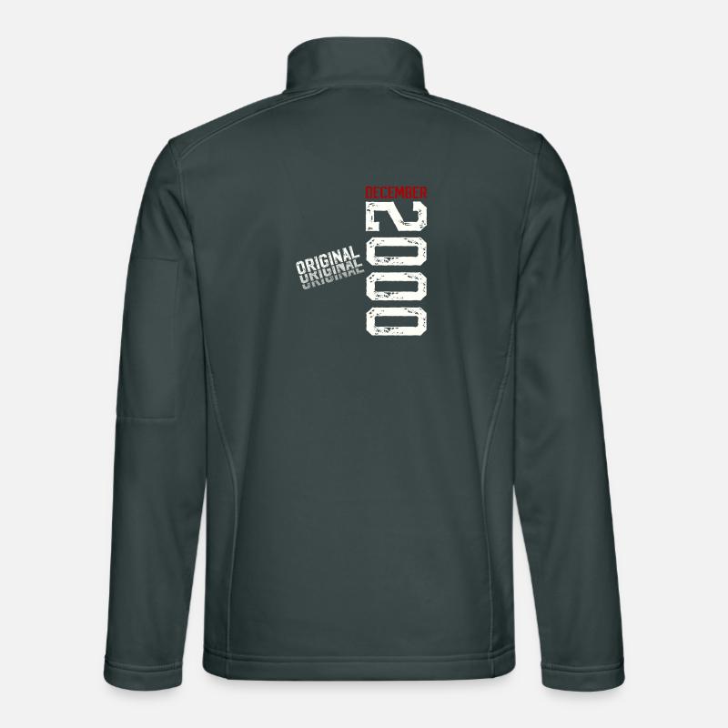 25e anniversaire Original Décembre Année 2000 Veste en tissu softshell Unisexe