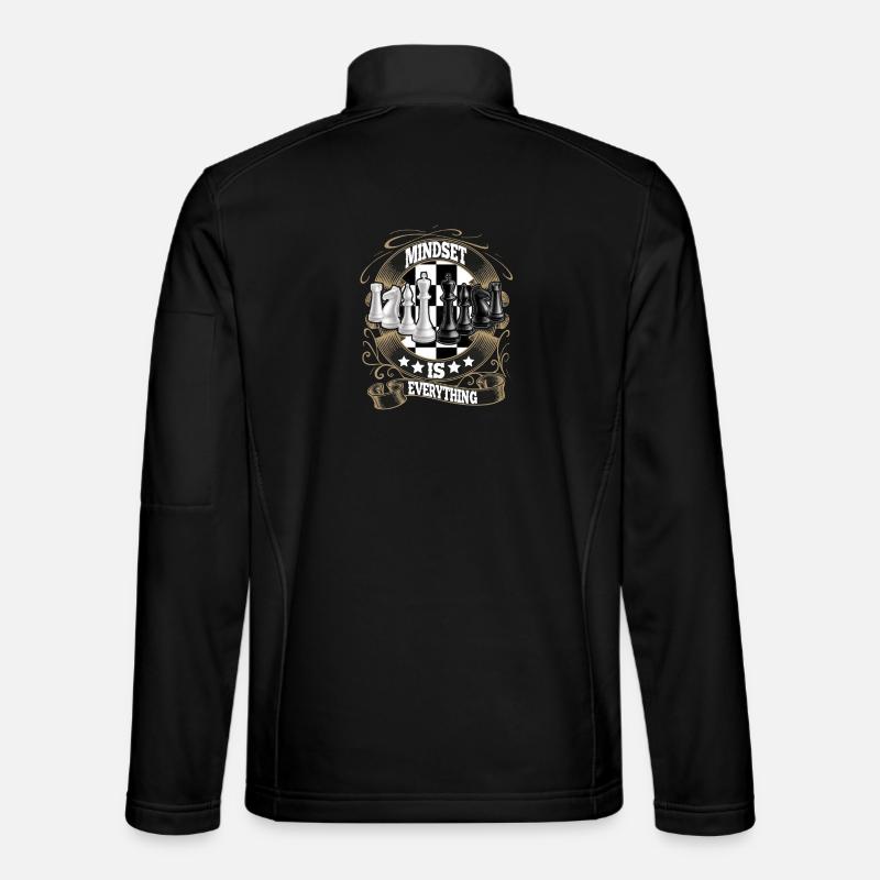Échecs Veste en tissu softshell Unisexe