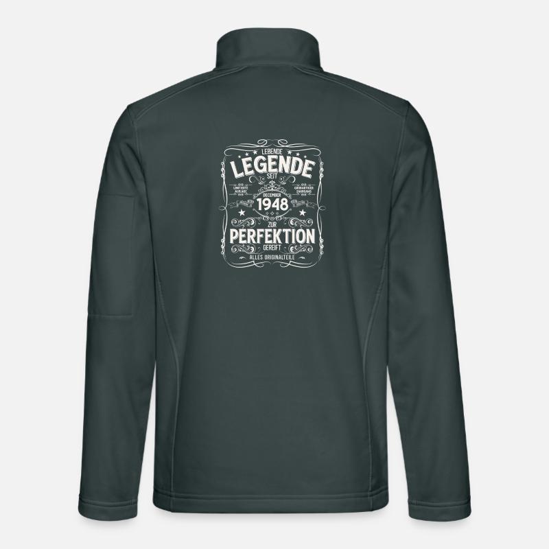 77e anniversaire Millésime décembre 1948 Veste en tissu softshell Unisexe