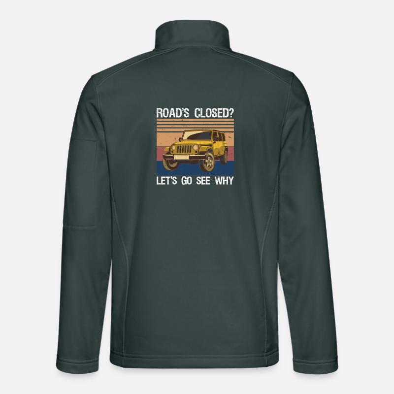 Offroad Racing Dad Off Roading Car Unisex Softshelljacke