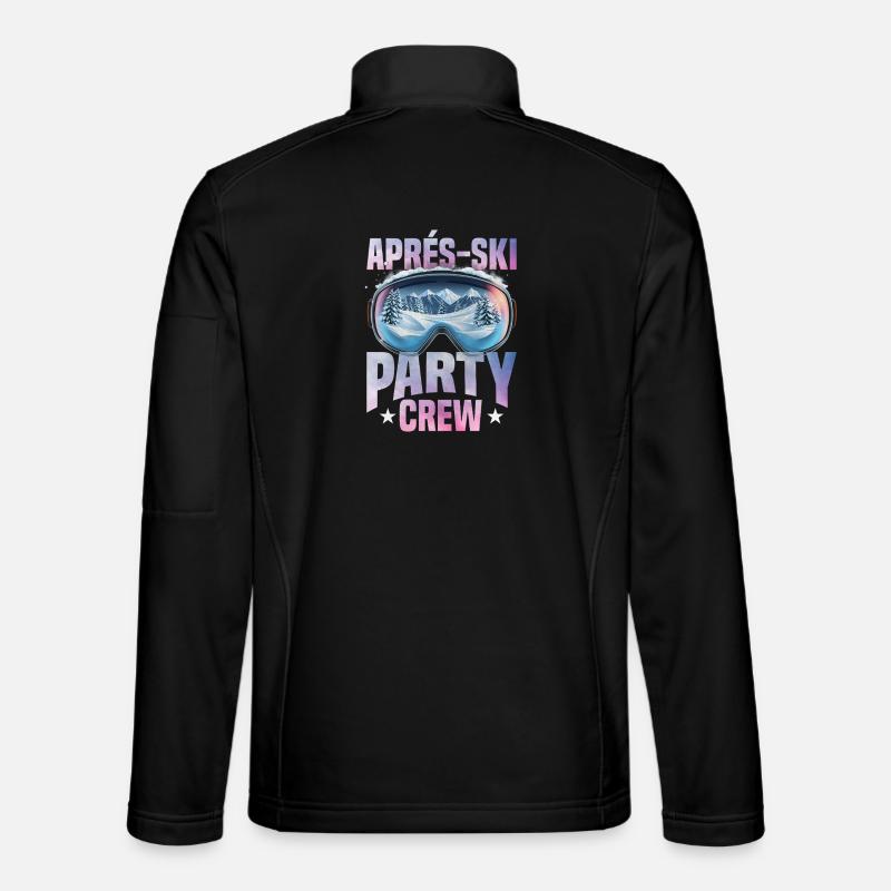 Après Ski Party Crew Slope - Unisex Softshell Jacket - black