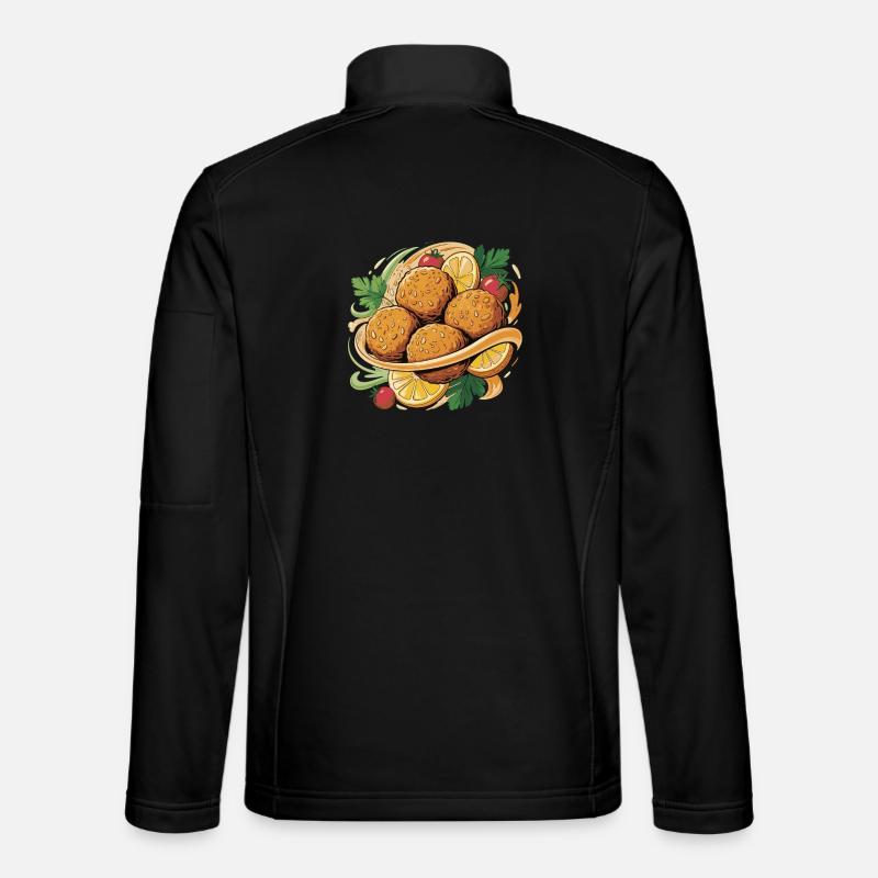 Knusprige Kroketten mit Zitrusnote Unisex Softshelljacke