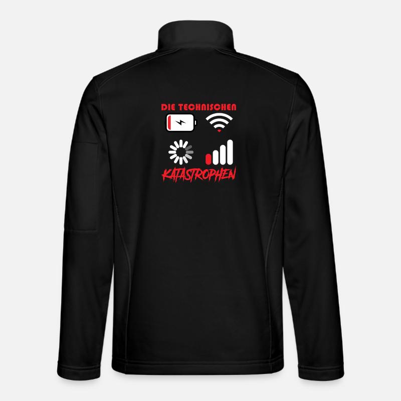Computer DIE TECHAISCHEN KATASTROPHEN LUSTIG - Unisex Softshelljacke - Schwarz