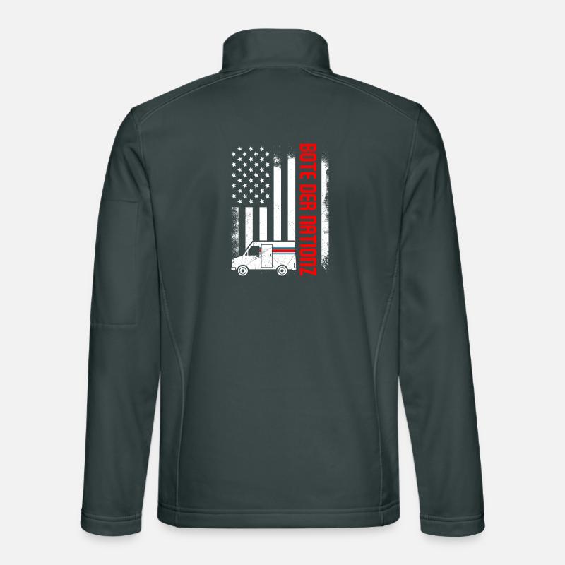 Postman BOTE DER NATIONZ Funny Unisex Softshell Jacket