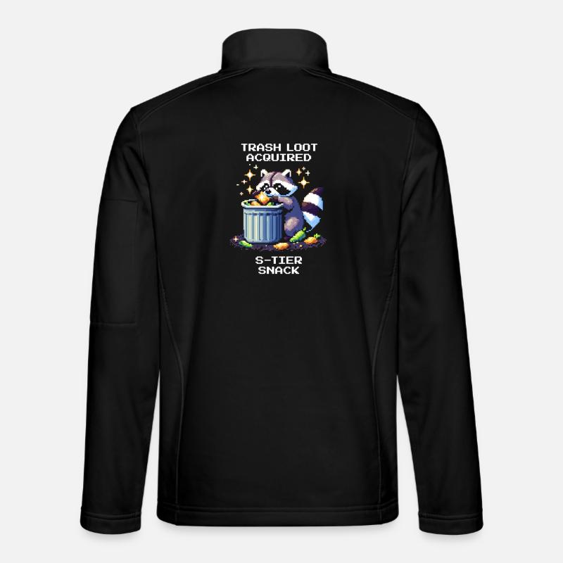 Déchets de butin | Snack de raton laveur Veste en tissu softshell Unisexe