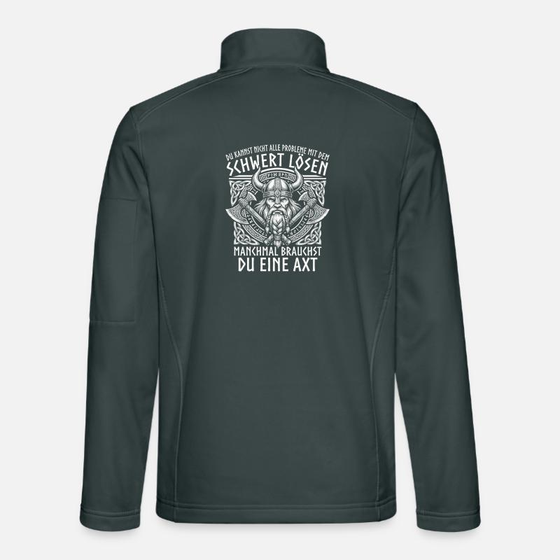 Vikings comiques : Le Brave Guerrier Veste en tissu softshell Unisexe