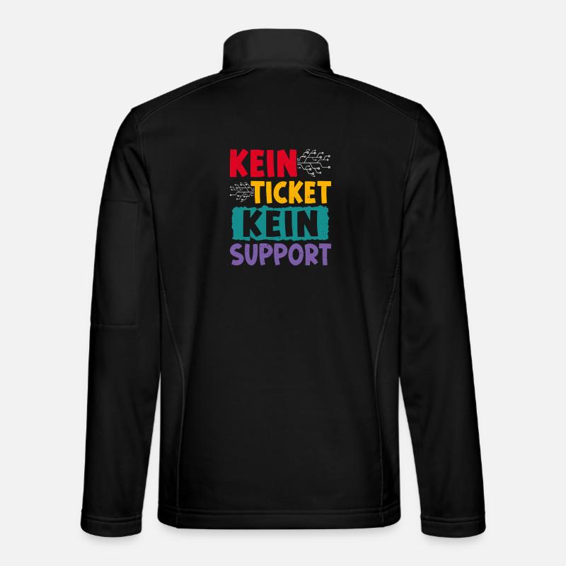 Nerd Computer NO TICKET NO PROBLEM FUNNY Unisex Softshell Jacket