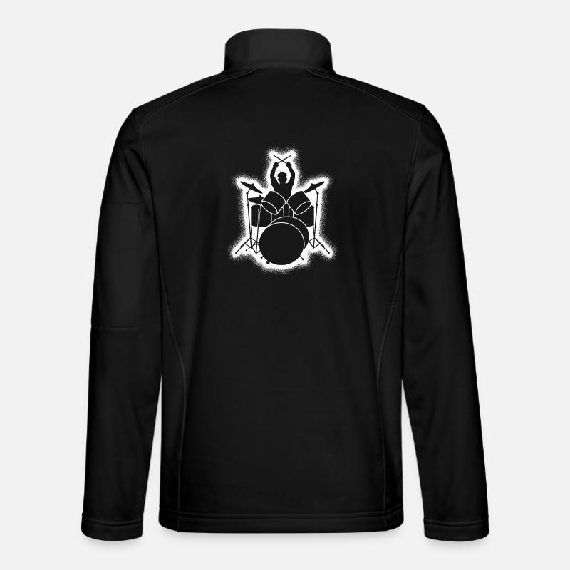 Drums Drummer Drummer - Unisex Softshell Jacket - black