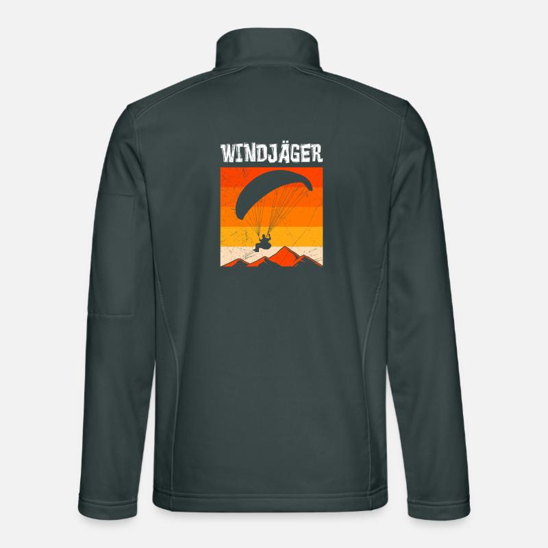 Paraglider WINDJÄGER Funny Unisex Softshell Jacket