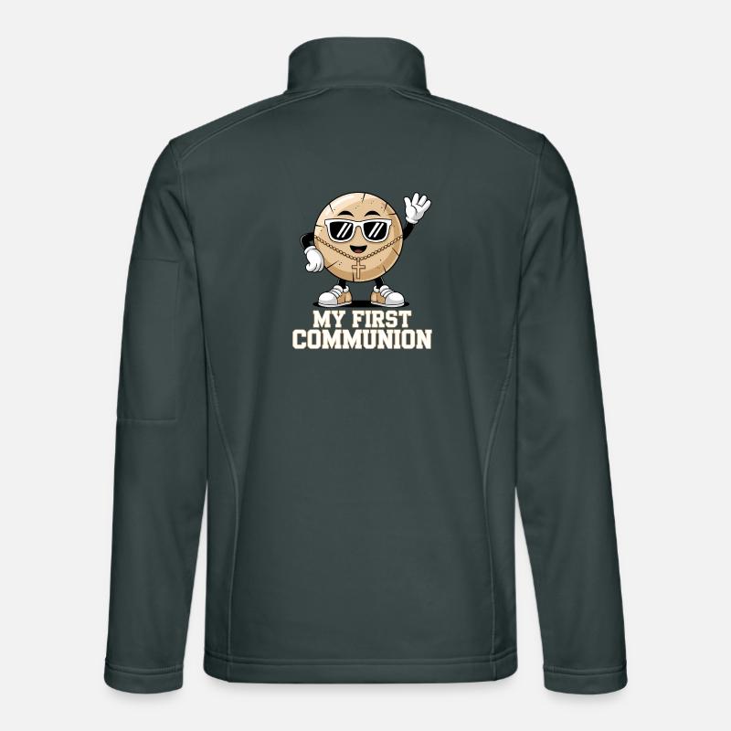 First Communion Cookie with Style Unisex Softshell Jacket