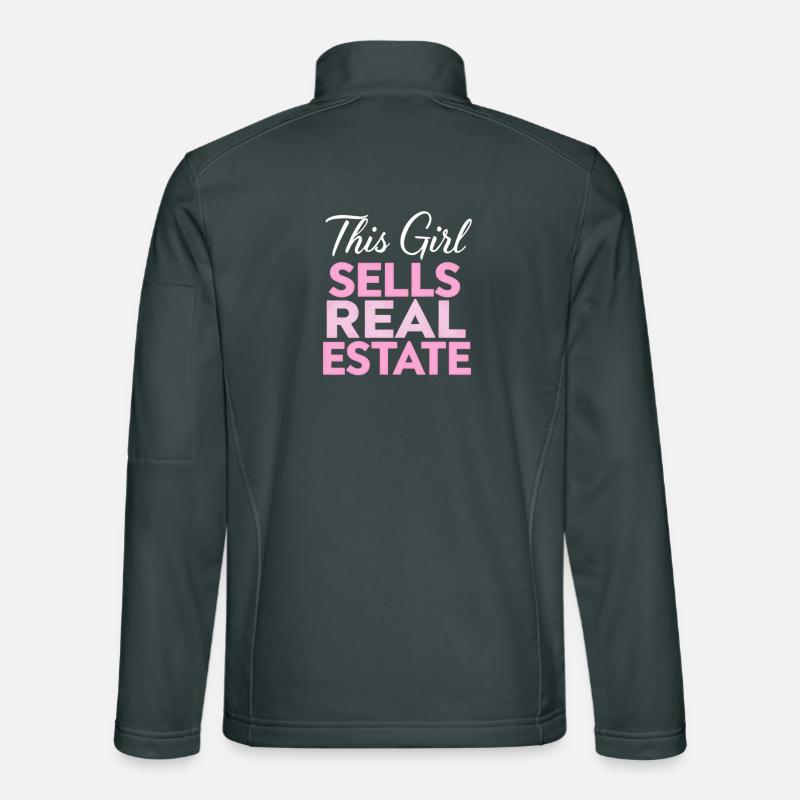 Cette fille vend de l’immobilier Veste en tissu softshell Unisexe