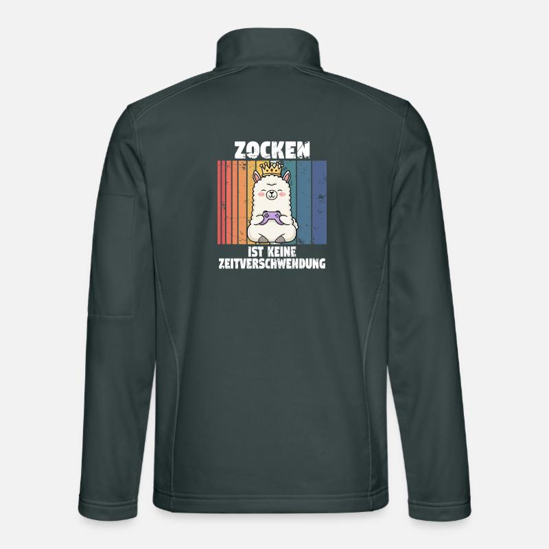 Lama zocken controller Unisex Softshelljacke