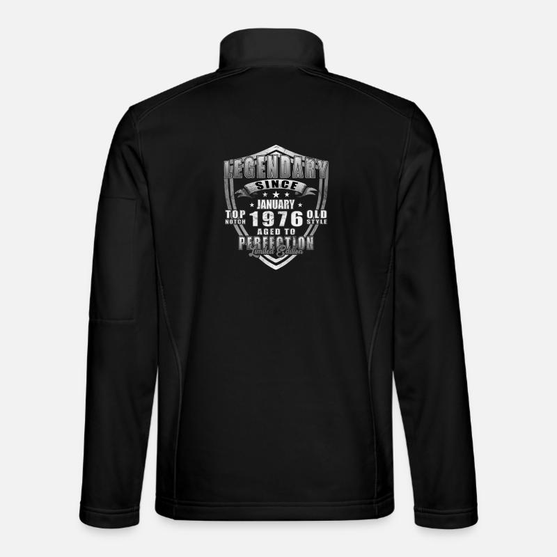 Birthday present January 1976 - Unisex Softshell Jacket - black
