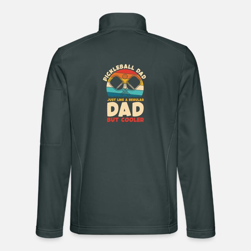 Pickleball Dad Cooler Than Regular Unisex Softshell Jacket