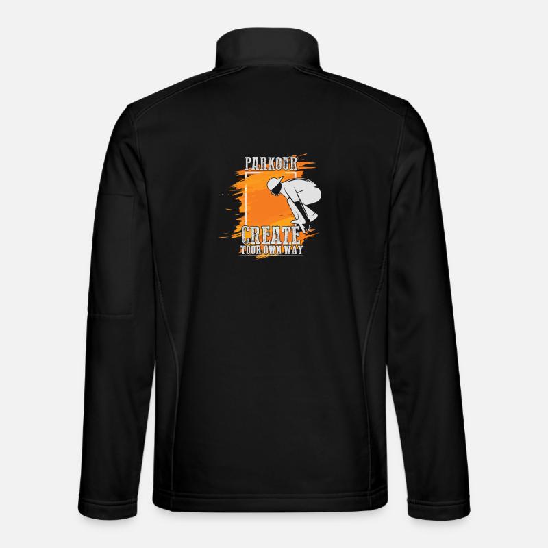 Parkour Create Your Own Way - Unisex Softshell Jacket - black