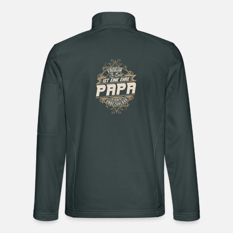 Papa coiffeur Veste en tissu softshell Unisexe
