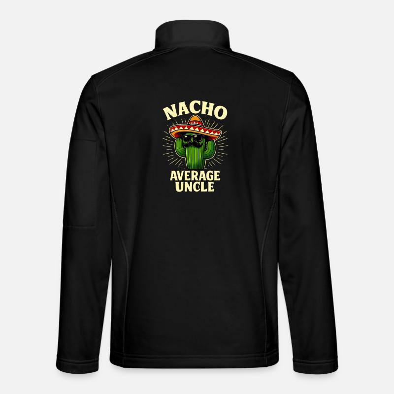 Non, oncle moyen, Nacho, oncle moyen. - Veste en tissu softshell Unisexe - noir