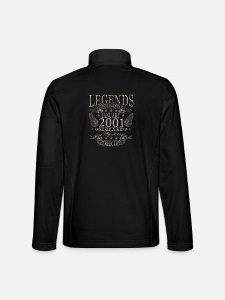 25e anniversaire Original janvier 2001 - Veste en tissu softshell Unisexe - noir