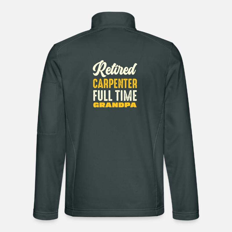 Retired Carpenter Großvater Shirt Unisex Softshelljacke