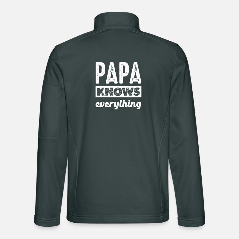 Dad knows everything Unisex Softshell Jacket