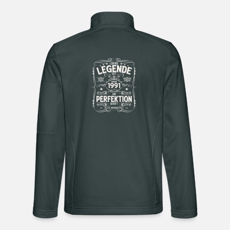 35th Birthday Legend January 1991 Unisex Softshell Jacket