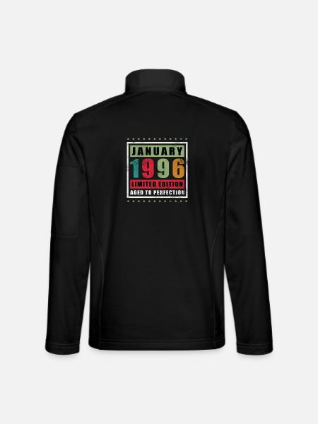 January 1996 Limited Edition - Unisex Softshell Jacket - black