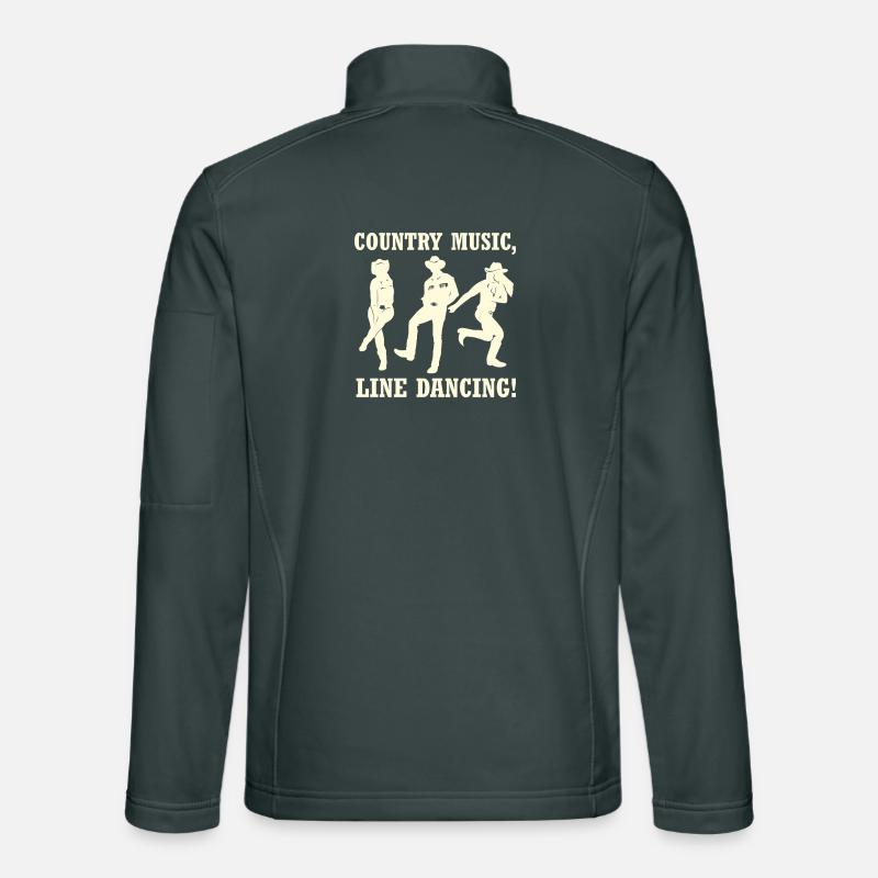 Country Line Dancing Silhouetten Unisex Softshelljacke
