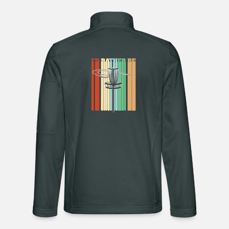 I'd Rather Be Playing Disc Golf Unisex Softshell Jacket