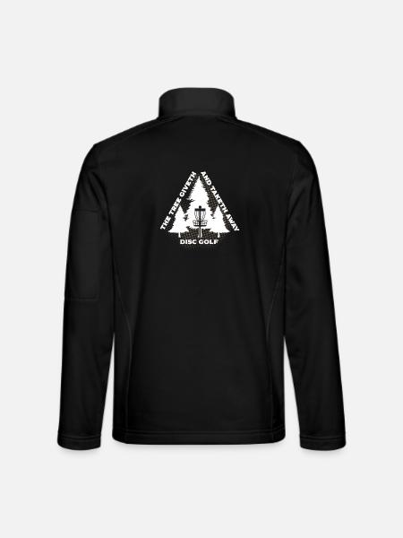 Disc Golf The Tree Giveth And Taketh Away - Unisex Softshell Jacket - black