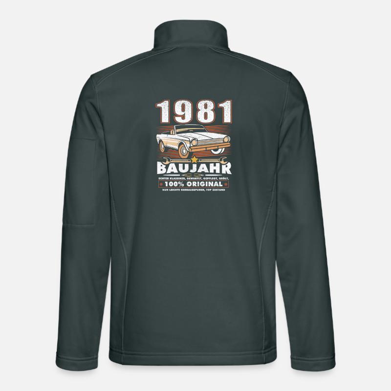 Geburtstag - Oldtimer 1981 Unisex Softshelljacke