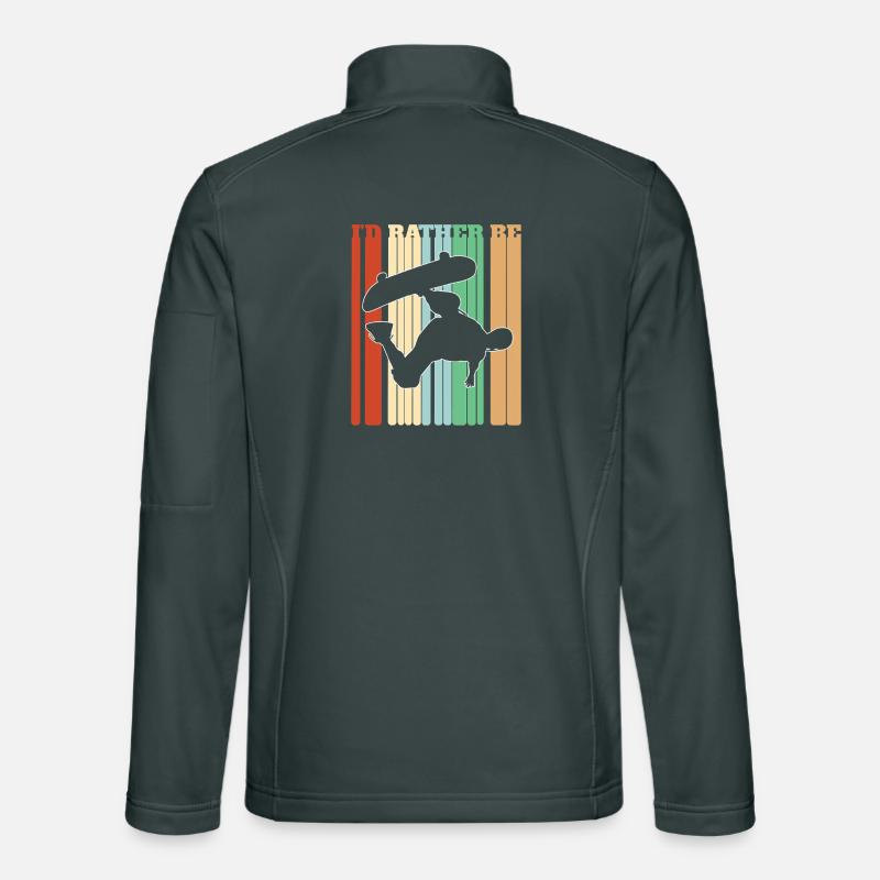 I'd Rather Be Skateboarding Unisex Softshell Jacket