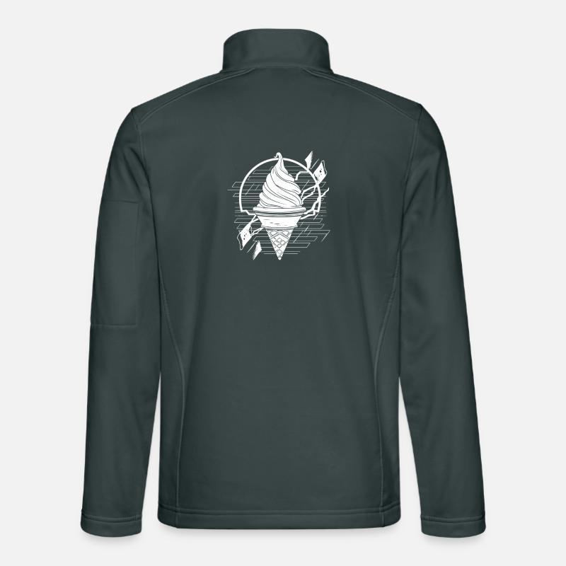 Softeis Zeichnung Unisex Softshell Jacket