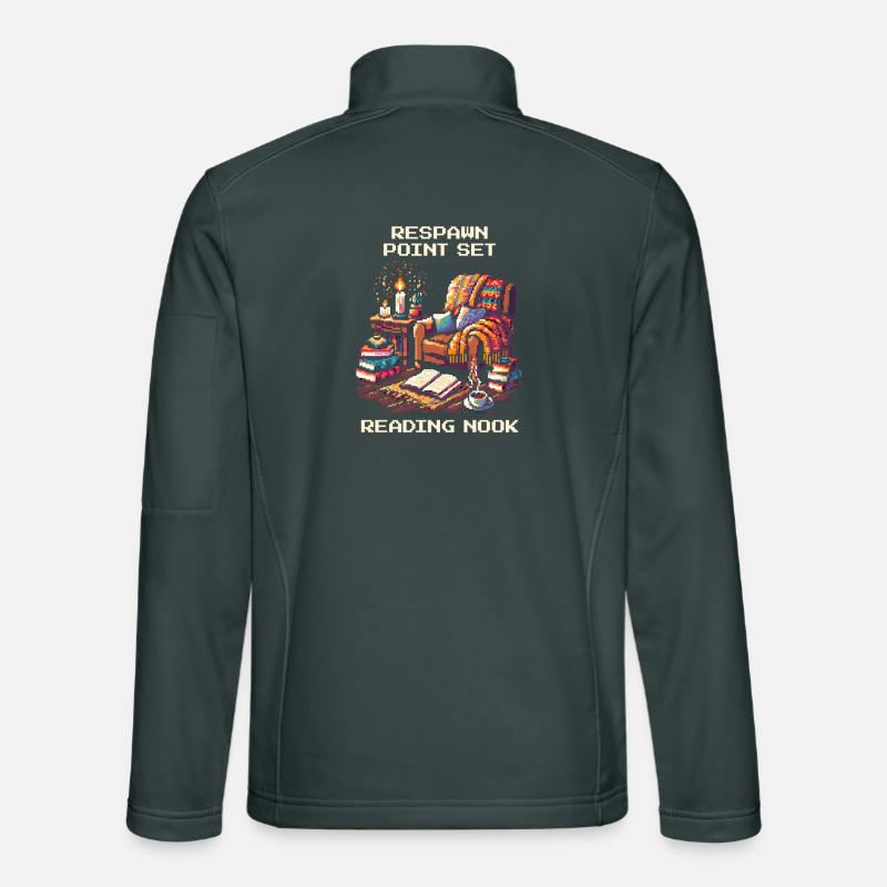 Respawn gesetzt | Leseecke Bücherzeit Unisex Softshelljacke