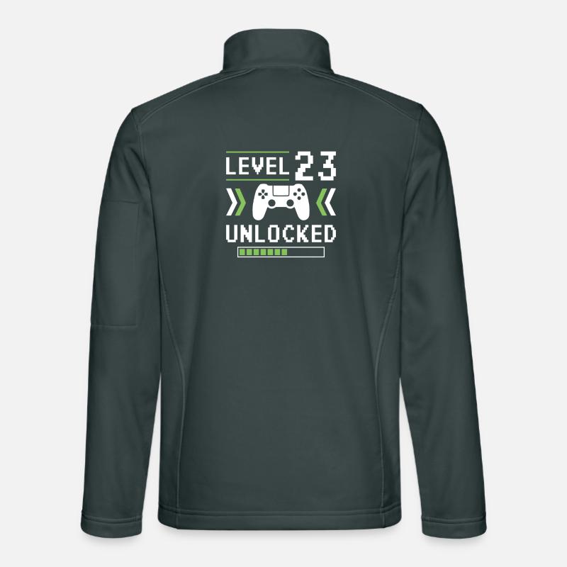 23. Geburtstag Level 23 unlocked Unisex Softshelljacke