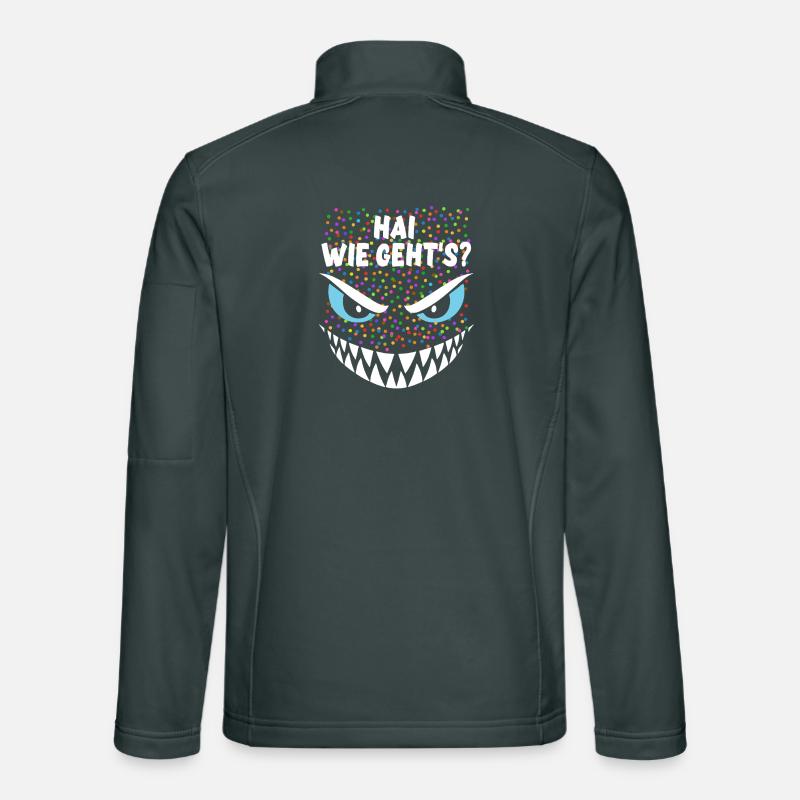 Requin, comment vas-tu ? | Costume, Carnaval, Déguisement Veste en tissu softshell Unisexe