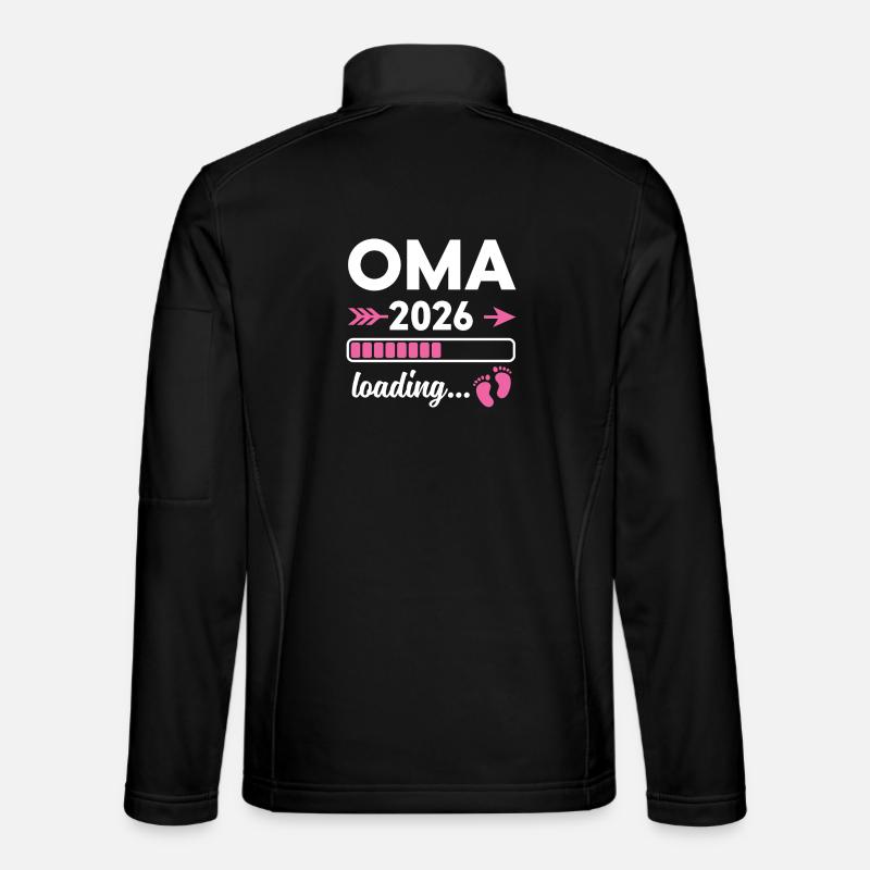 Oma 2026 Loading - Unisex Softshelljacke - Schwarz