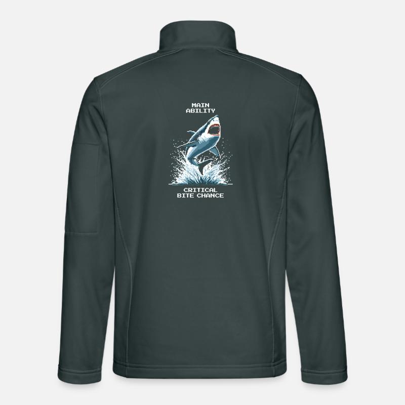 Main Ability | Shark Crit Bite Chance Unisex Softshell Jacket