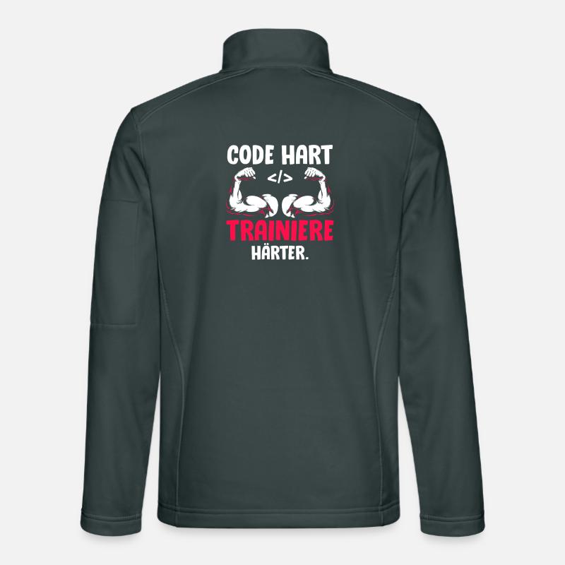 Coder CODE HART TRAINIERE HÄRTER Lustiges Unisex Softshelljacke