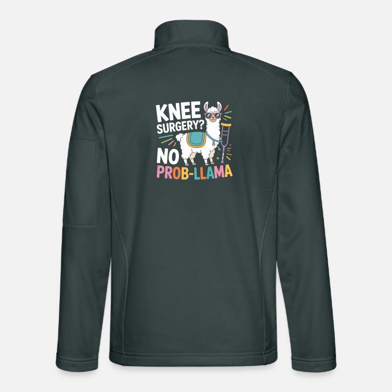 Knee Surgery? No Prob Lama Unisex Softshell Jacket