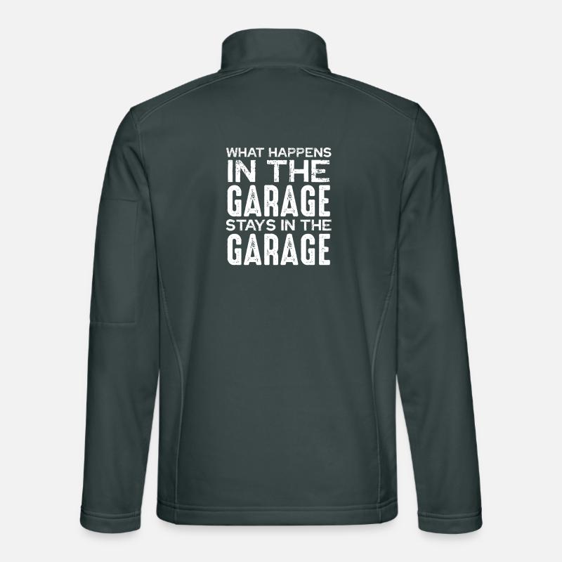 Le garage dit ce qui reste Veste en tissu softshell Unisexe