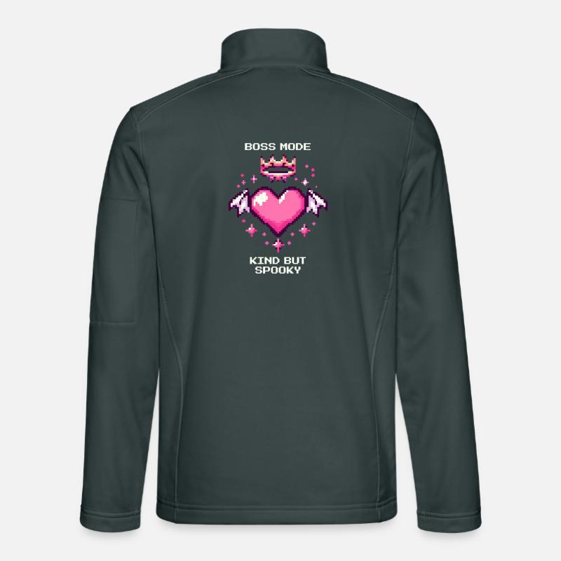 Sanft & Spooky | Soft Goth Unisex Softshelljacke