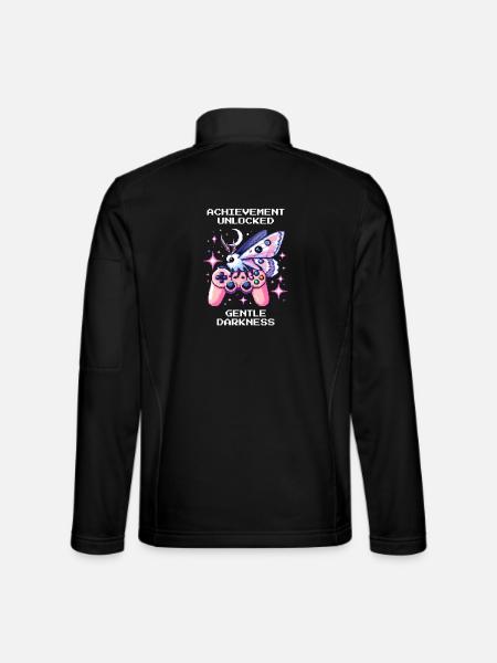 Gentle Darkness Unlocked | Soft Goth - Unisex Softshell Jacket - black