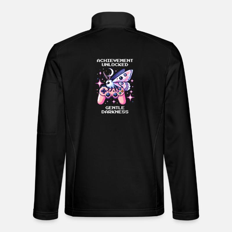 Gentle Darkness Unlocked | Soft Goth - Unisex Softshell Jacket - black