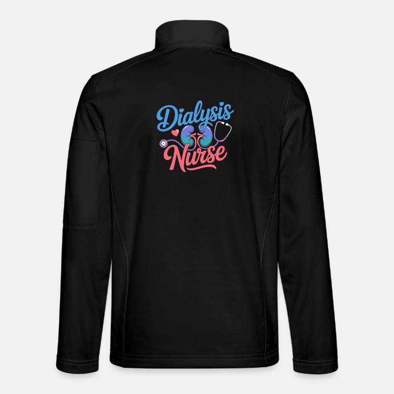 Conception d’infirmières en dialyse Veste en tissu softshell Unisexe
