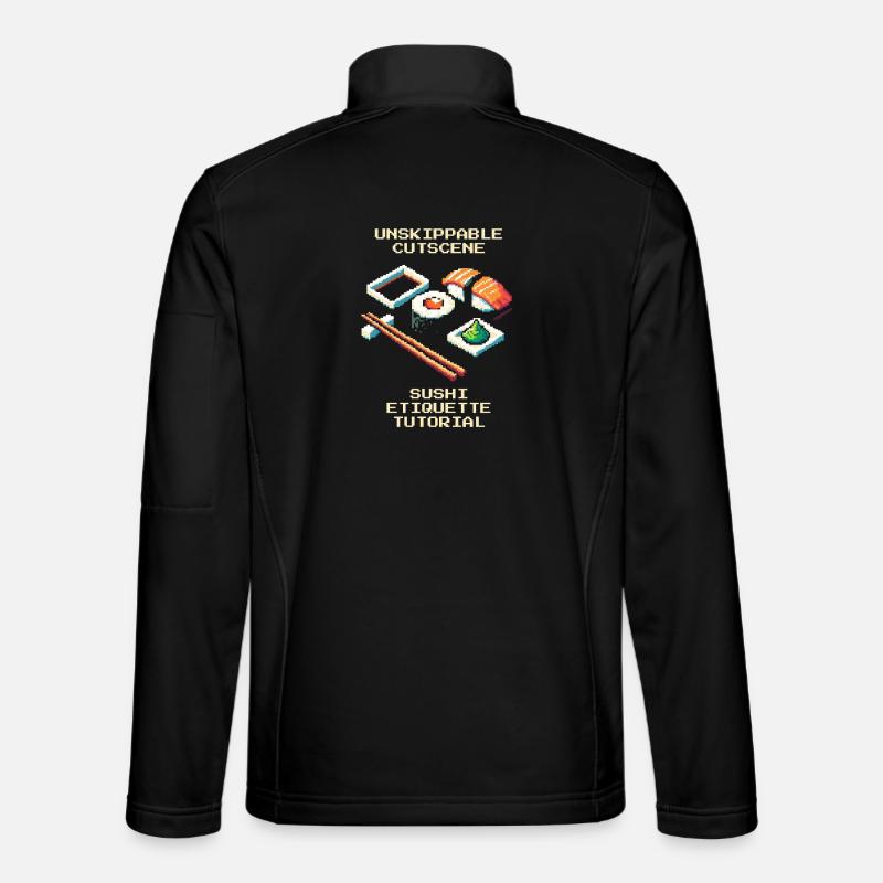 Unstoppable Cutscene | Sushi Etiquette Tutorial - Unisex Softshell Jacket - black