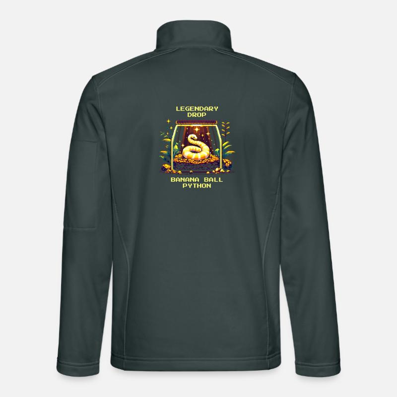Legendärer Fund: Banana Königspython | Python Unisex Softshelljacke
