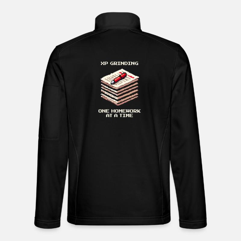 XP Grind: Homework for Homework | School Unisex Softshell Jacket