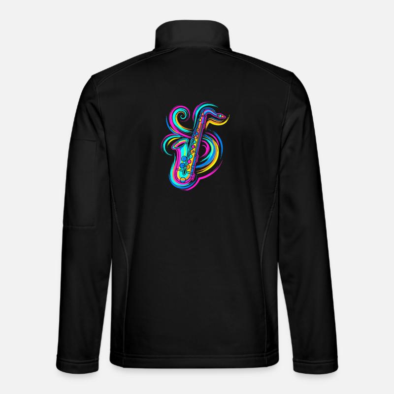 Saxophon Unisex Softshelljacke