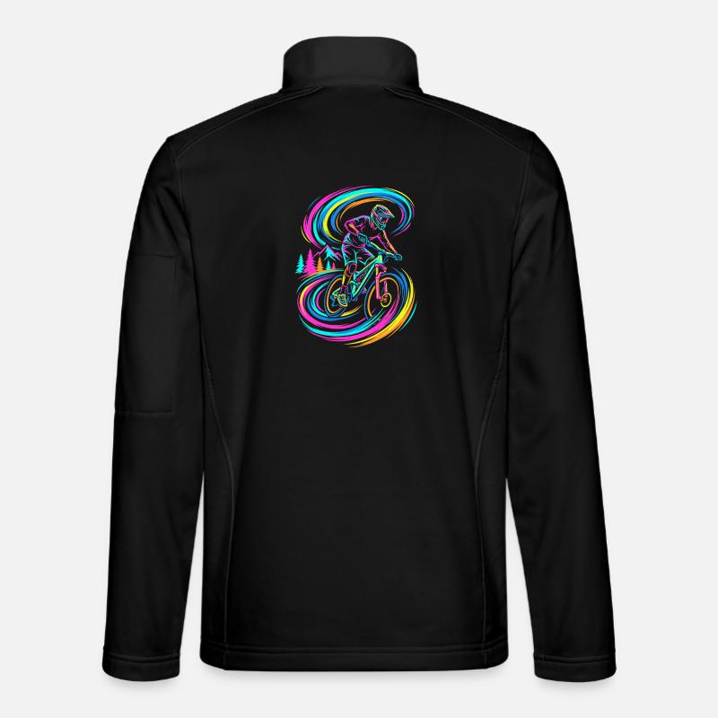 Mountain Biker Unisex Softshell Jacket