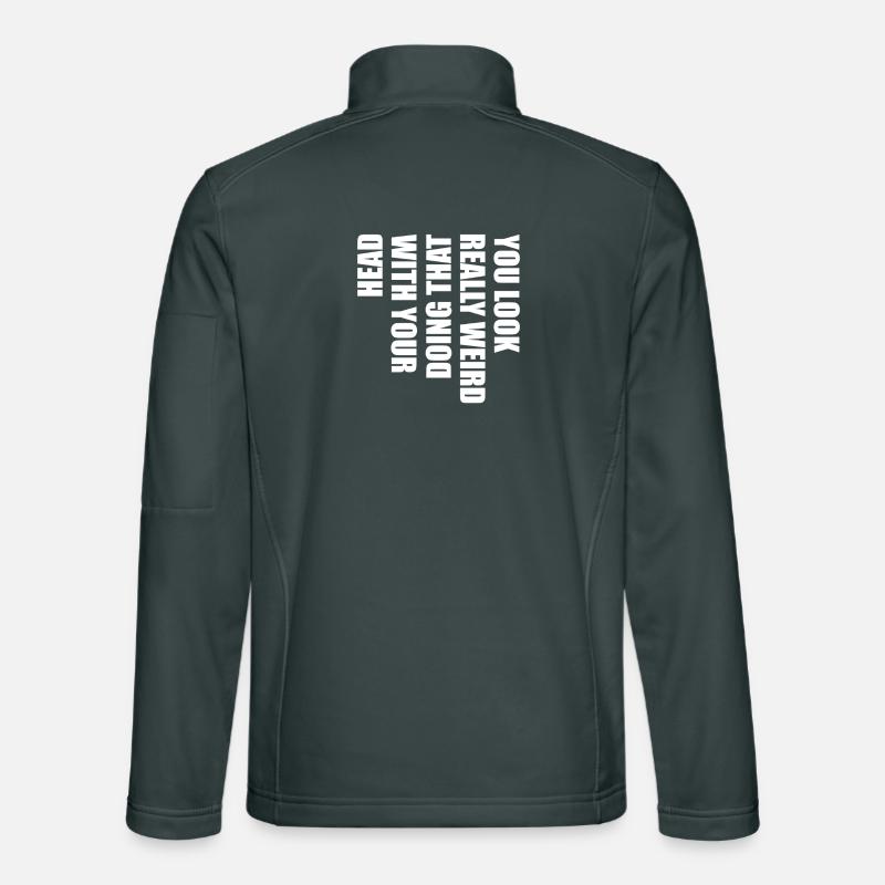 Plain Text Typo Statement Unisex Softshell Jacket